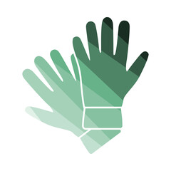 Fototapeta premium Criminal Gloves Icon