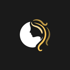 Abstract women beauty logo