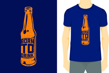 Beer T-shirt design 