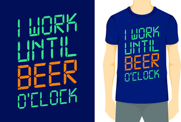 Beer T-shirt design 