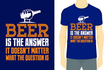 Beer T-shirt design 