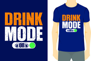 Drinker T-shirt design 