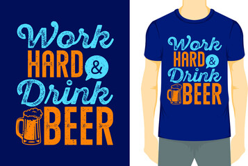 Beer T-shirt design 