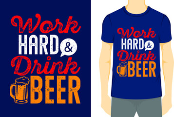 Beer T-shirt design 