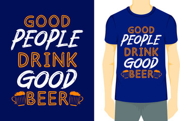 Beer T-shirt design 