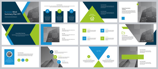 Business presentation PowerPoint template