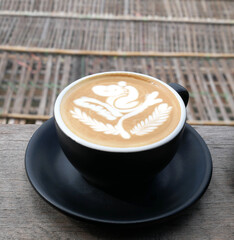 cup of coffee on the table