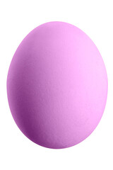 Large picture of an isolated colorful easter egg with a white background.