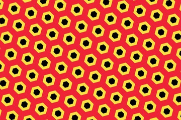 Simple geometric pattern in the colors of the national flag of Belgium