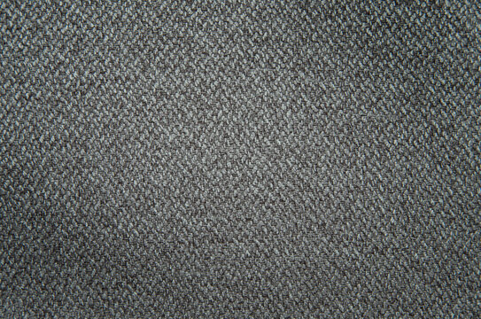 Dark black white linen canvas. The background image, texture. © Sergey