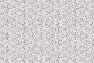 Traditional ethnic background in orange, brown and beige colors. Raster colorful kaleidoscopic seamless pattern for textile, ceramic tiles, wallpapers and fabric. 