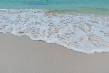 The beach of Samae San island at Chonburi in Thailand