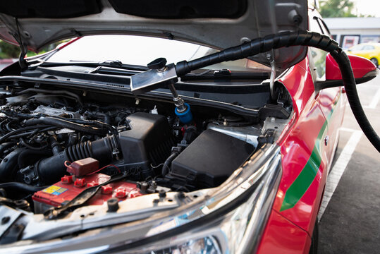 Ngv, lpg, cng gas dispenser for refueling vehicle