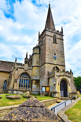 Fototapeta na wymiar St. Cyriac's Church at Lacock, England