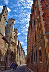 Alleyway at Cambridge, England