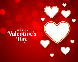 happy valentines beautiful greeting design