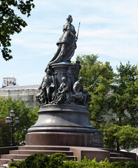 Obraz premium Monument to Empress Catherine the 2 nd
