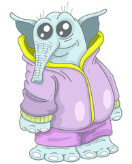 Eléphant en jogginf