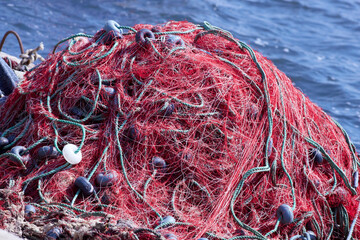 fishing nets and ropes