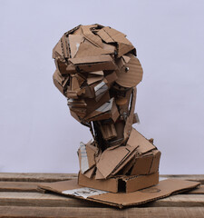 Head abstraction - left 3/4