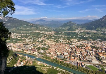 View of the city Trento, Italy