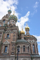 Fototapeta na wymiar Church of the Resurrection (Savior on Spilled Blood) . St. Petersburg