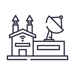 Radio station transmitter icon

