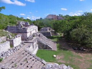Site archéologique du village maya d'Ek Balam situé au Yucatán, Mexique