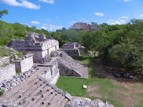 Site arch&eacute;ologique du village maya d'Ek Balam situ&eacute; au Yucat&aacute;n, Mexique