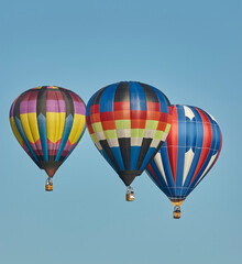 Naklejka premium Hot Air Balloons