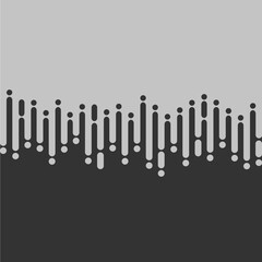 Modern seamless intermittent background of a variety of elements. Ideal for application, website or clip art.