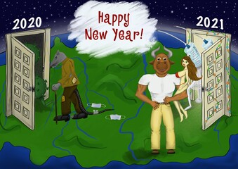 Get out already, old rat and take with you all the nasty things you brought.