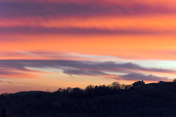 Tramonto di fine gennaio