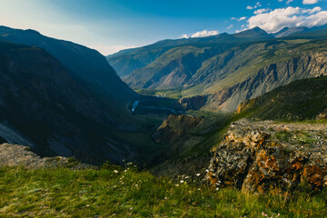 mountain landscape, gorge