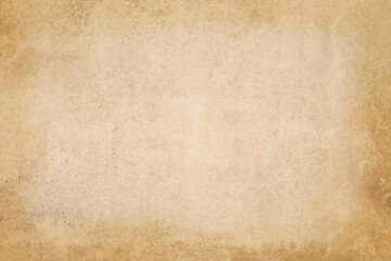 Vintage paper texture background, grunge old retro rustic cardboard clean brown empty blank space page with fiber pattern of kraft paper