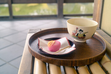 cup of tea on the table