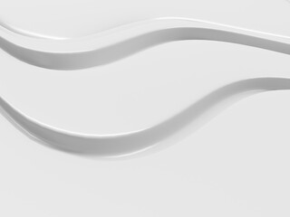 White abstract liquid wavy background