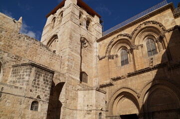 Fototapeta na wymiar church of the Holy Sepulchre in jerusalem