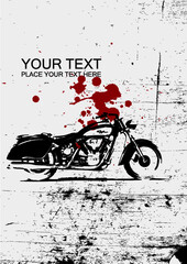 background with motorcycle