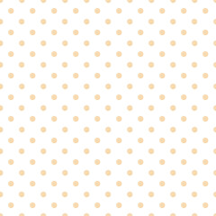 Seamless pattern of watercolor  beige polka dots on a white background. Repeat polka dot. Use for weddings, invitations, birthdays