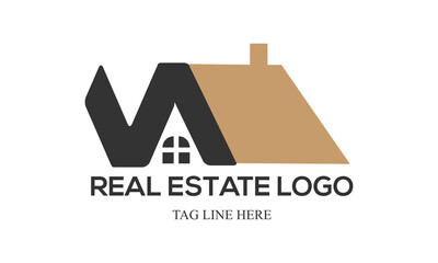 Creative house solutions for luxury comfort vector logo icon.
