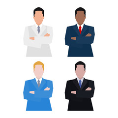 ビジネスマン・腕組み