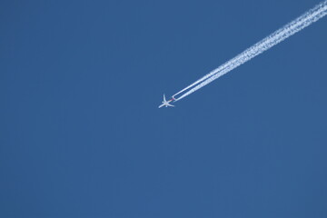 airplane in the sky