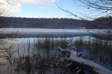 Winterlandschaft am lütauer See