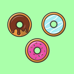 set of donuts
