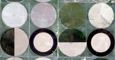 unity within variety,   United States, abstract photography of relief drawings in  fields in the...
