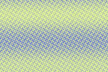 Blue and yellow dotted halftone vector background. Subtle halftone digital texture. Faded dotted gradient