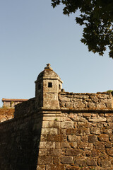 Castle of Mon&ccedil;&atilde;o walls, Minho, Portugal