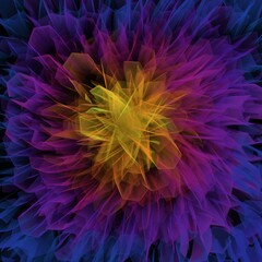 Abstrakte Blume