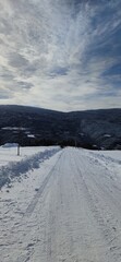 winter mountain landscape